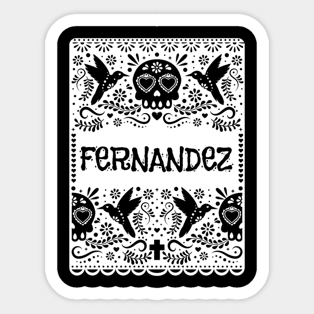 FERNANDEZ SURNAME GIFT FERNANDEZ FAMILY NAME Sticker by Cult Classics